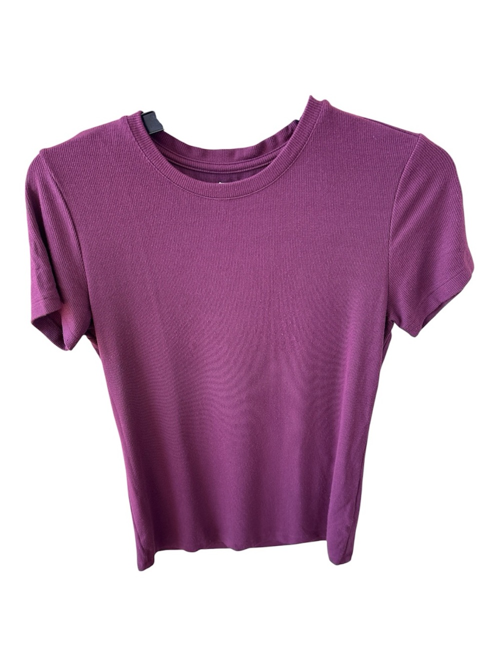 L'AGENCE Short Sleeve Crewneck Top - Port